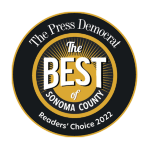 Press Democrat Best of Sonoma County Readers' Choice 2022 award